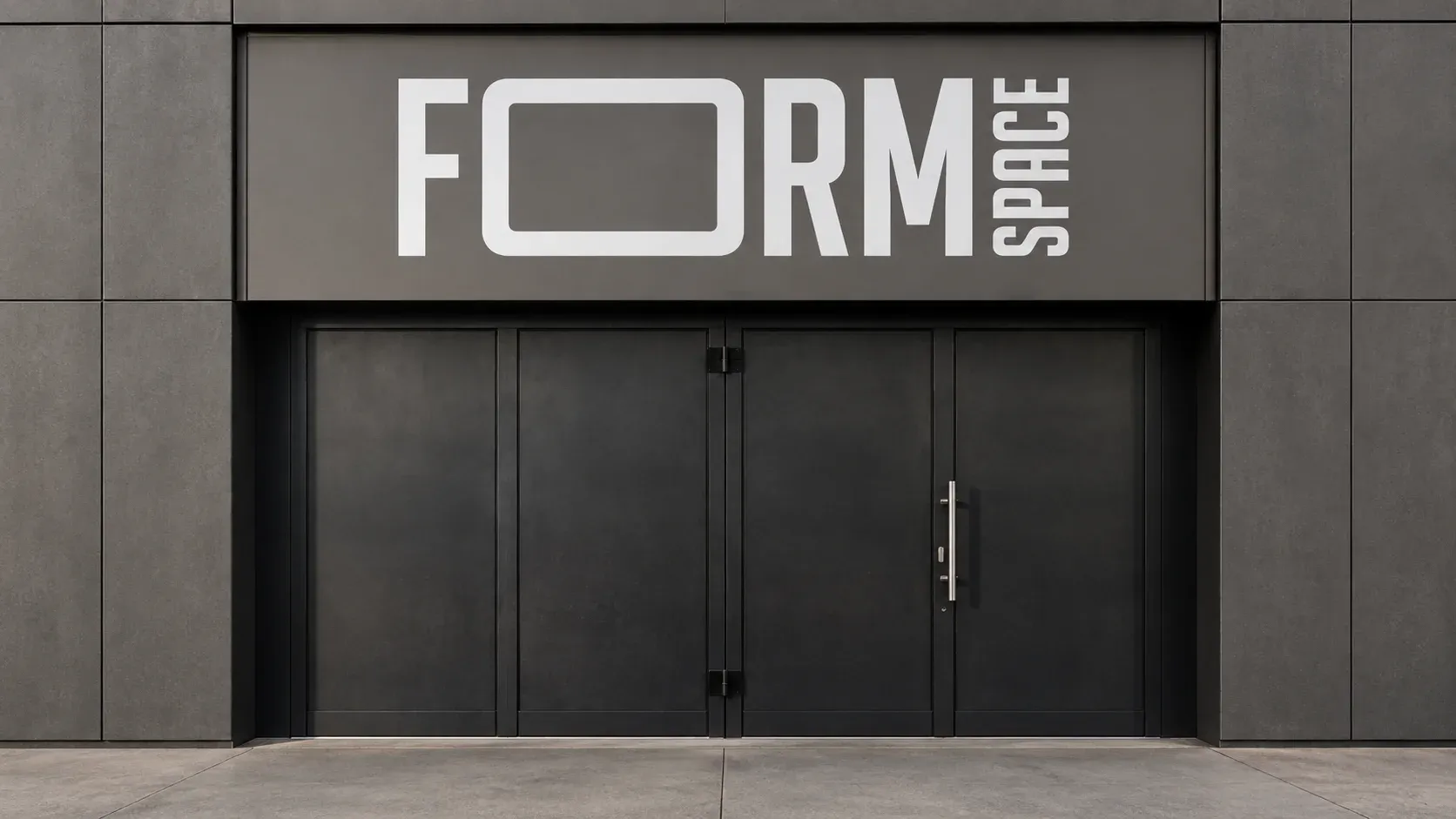 A render of the FORM Space entrance on Aleea Stadionului