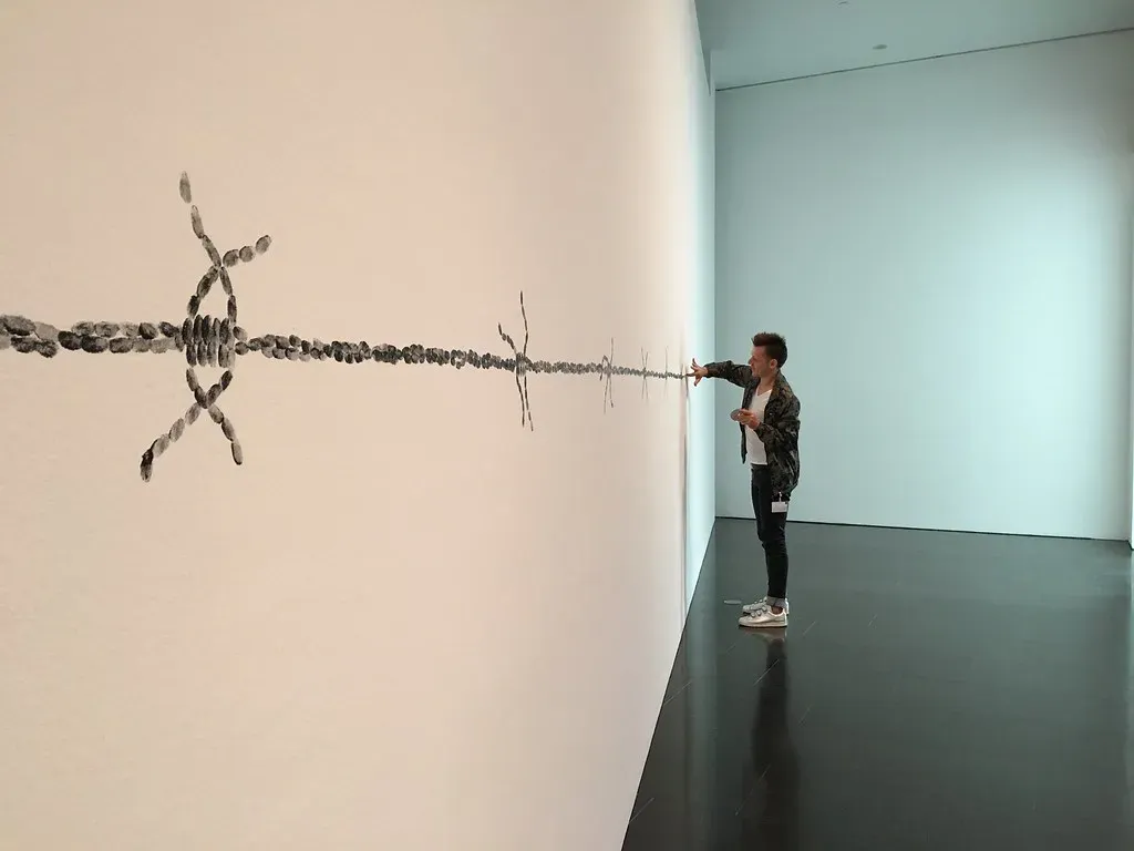 Mircea Cantor’s “Chaplet” at MACBA, Barcelona