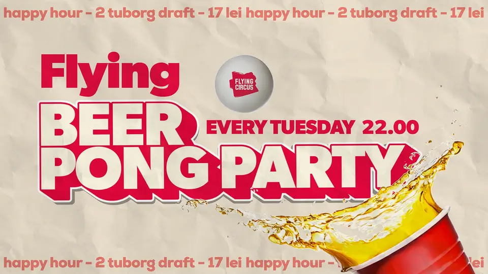 Beer Pong Party Every Tuesday